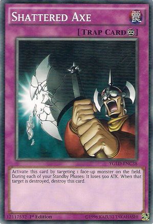 Shattered Axe (YGLD-ENC38) - King of Games: Yugi's Legendary Decks Unlimited