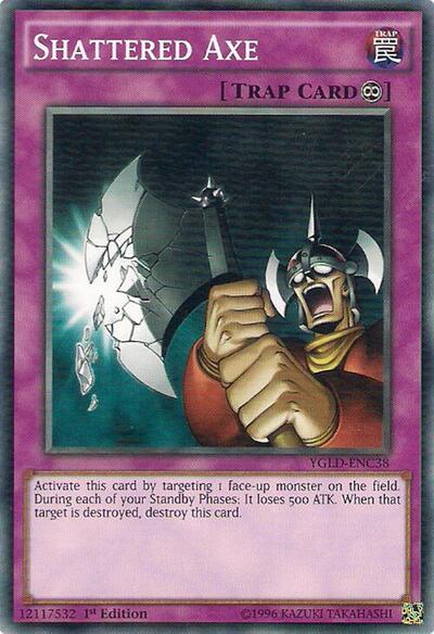 Shattered Axe (YGLD-ENC38) [King of Games: Yugi's Legendary Decks]