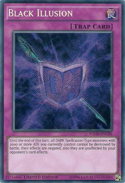 Black Illusion (YGLD-ENC00) [King of Games: Yugi's Legendary Decks]