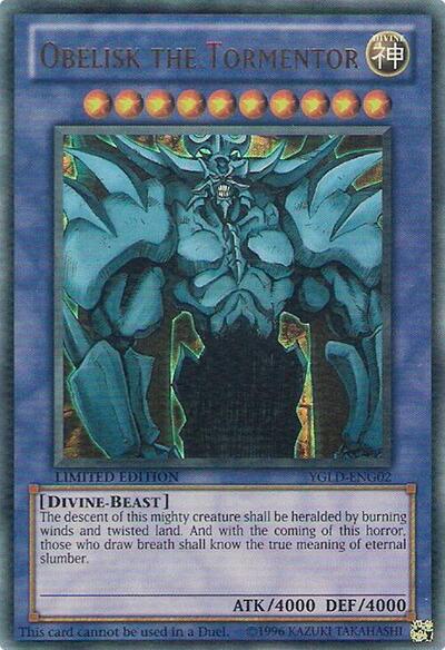 Obelisk the Tormentor (YGLD-ENG02) [King of Games: Yugi's Legendary Decks]