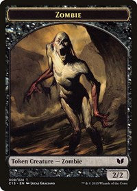Zombie // Elephant Double-Sided Token (8 // 14) [Commander 2015]