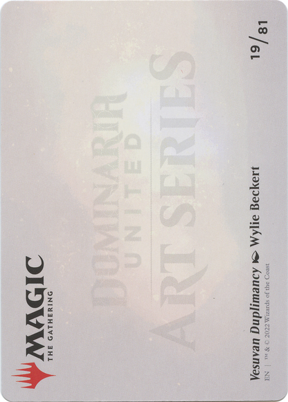 Vesuvan Duplimancy // Vesuvan Duplimancy (ADMU-019) - Dominaria United Art Series (Borderless) Foil