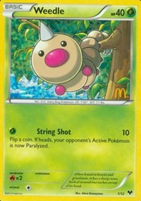 Weedle - 1/12 (001/012) [McDonald's Promos 2014]