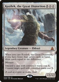 Kozilek, the Great Distortion (4) [Oath of the Gatewatch]