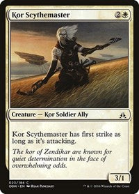 Kor Scythemaster (23) [Oath of the Gatewatch]