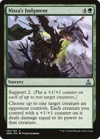 Nissa's Judgment (139) [Oath of the Gatewatch]