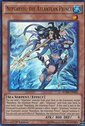 Neptabyss, the Atlantean Prince (BOSH-EN092) - Breakers of Shadow 1st Edition