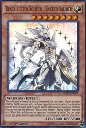 Black Luster Soldier - Sacred Soldier (BOSH-EN097) - Breakers of Shadow 1st Edition