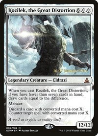 Kozilek, the Great Distortion (4) [Prerelease Cards]