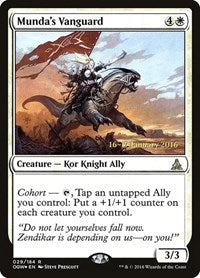 Munda's Vanguard (29) [Prerelease Cards]