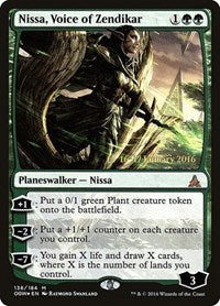 Nissa, Voice of Zendikar (138) [Prerelease Cards]