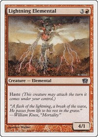 Lightning Elemental (201) [8th Edition]