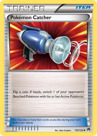 Pokemon Catcher 105/122  XY  BREAKpoint - Uncommon