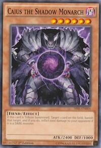 Caius the Shadow Monarch (SR01-EN004) [Structure Deck: Emperor of Darkness]