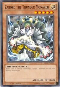 Zaborg the Thunder Monarch (SR01-EN005) [Structure Deck: Emperor of Darkness]