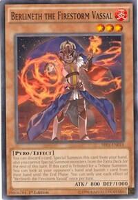 Berlineth the Firestorm Vassal (SR01-EN014) [Structure Deck: Emperor of Darkness]