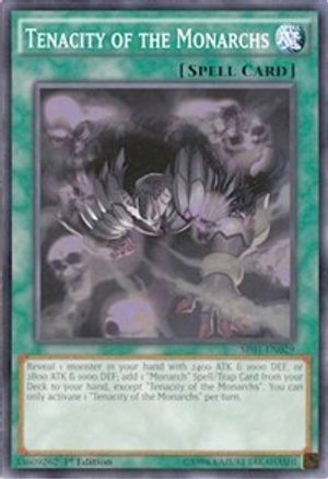 Tenacity of the Monarchs (SR01-EN029) - Structure Deck: Emperor of Darkness 1st Edition