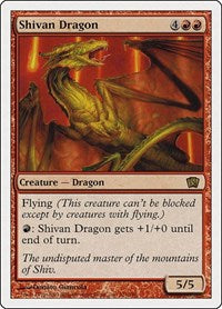 Shivan Dragon (221) [8th Edition]