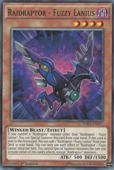 Raidraptor - Fuzzy Lanius (WIRA-EN017) [Wing Raiders]