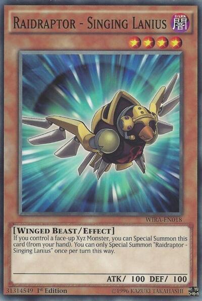 Raidraptor - Singing Lanius (WIRA-EN018) [Wing Raiders]