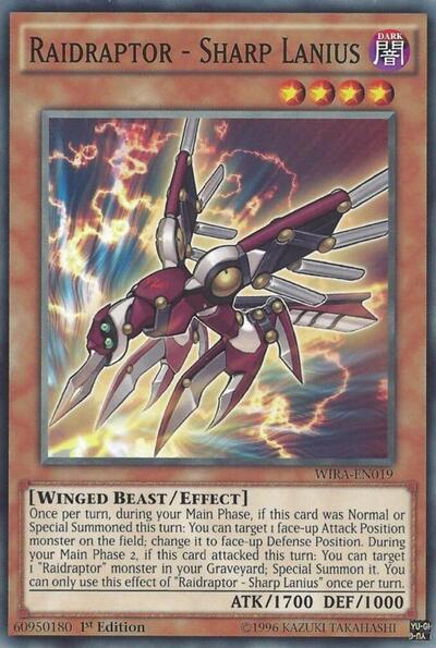 Raidraptor - Sharp Lanius (WIRA-EN019) [Wing Raiders]