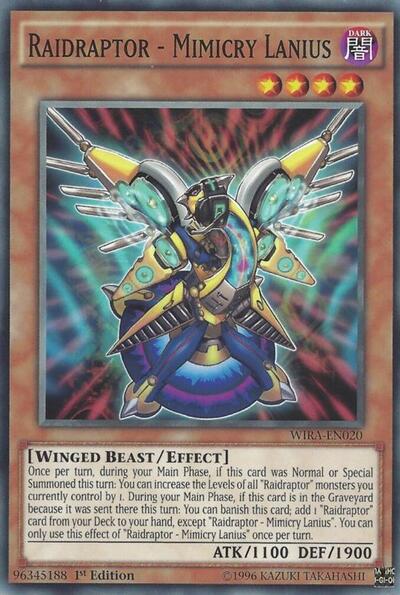 Raidraptor - Mimicry Lanius (WIRA-EN020) [Wing Raiders]