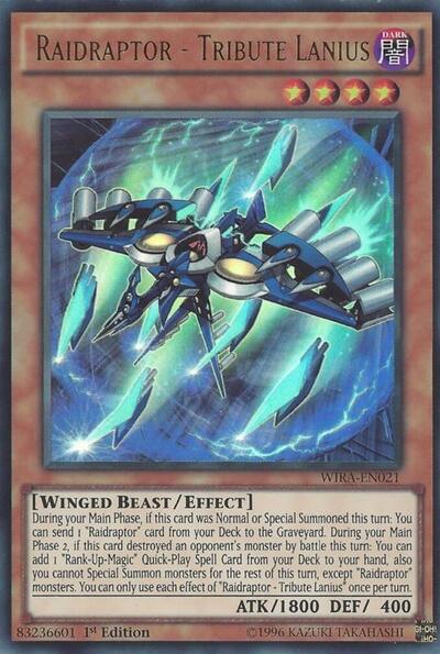 Raidraptor - Tribute Lanius (WIRA-EN021) [Wing Raiders]