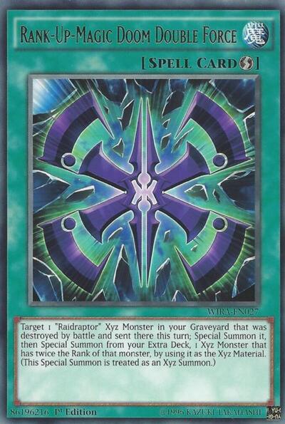 Rank-Up-Magic Doom Double Force (WIRA-EN027) [Wing Raiders]