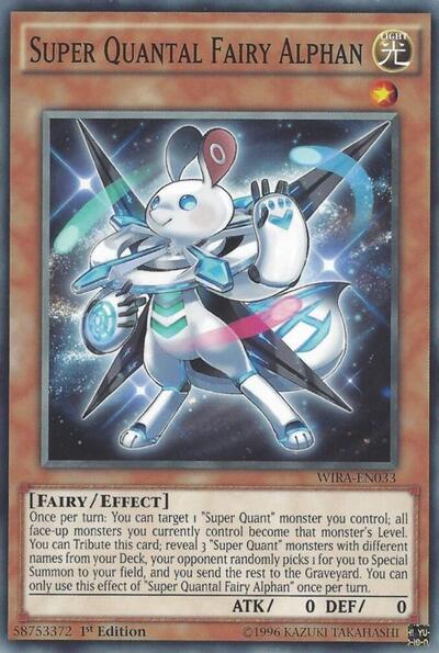 Super Quantal Fairy Alphan (WIRA-EN033) [Wing Raiders]