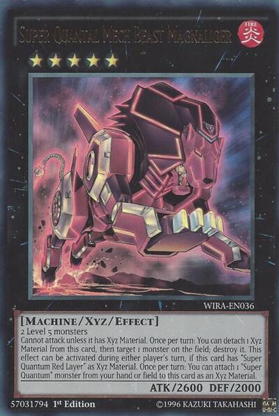 Super Quantal Mech Beast Magnaliger (WIRA-EN036) [Wing Raiders]