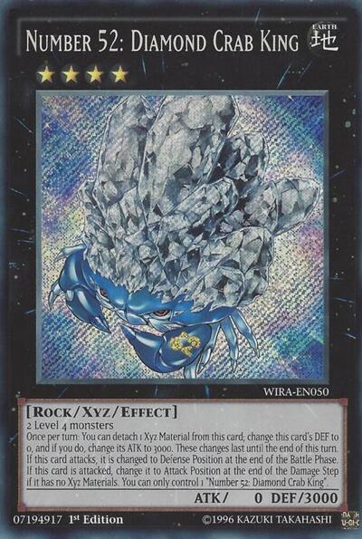 Number 52: Diamond Crab King (WIRA-EN050) [Wing Raiders]