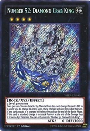Number 52: Diamond Crab King (WIRA-EN050) - Wing Raiders 1st Edition
