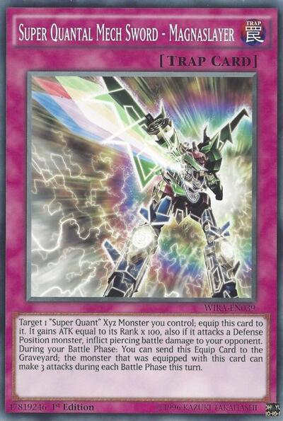 Super Quantal Mech Sword - Magnaslayer (WIRA-EN039) [Wing Raiders]