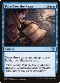 Pore Over the Pages (28) [Duel Decks: Blessed vs. Cursed]