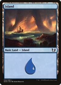Island (036) (36) [Duel Decks: Blessed vs. Cursed]