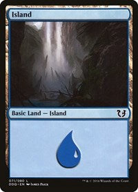 Island (071) (71) [Duel Decks: Blessed vs. Cursed]