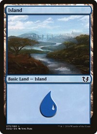 Island (073) (73) [Duel Decks: Blessed vs. Cursed]