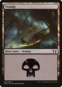 Swamp (075) (75) [Duel Decks: Blessed vs. Cursed]