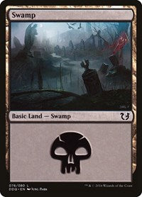 Swamp (076) (76) [Duel Decks: Blessed vs. Cursed]