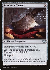 Butcher's Cleaver (31) [Duel Decks: Blessed vs. Cursed]