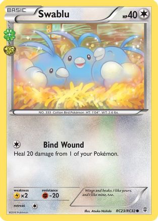 Swablu RC23/RC32  Generations Radiant Collection - Common