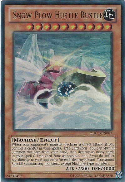 Snow Plow Hustle Rustle (ZDC1-EN001) [Yu-Gi-Oh! ZEXAL World Duel Carnival Promos]