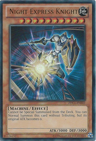 Night Express Knight (ZDC1-EN002) [Yu-Gi-Oh! ZEXAL World Duel Carnival Promos]
