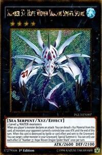 Number 37: Hope Woven Dragon Spider Shark (PGL3-EN007) [Premium Gold: Infinite Gold]