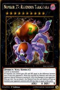 Number 35: Ravenous Tarantula (PGL3-EN009) [Premium Gold: Infinite Gold]