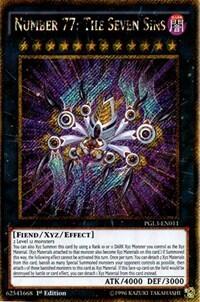 Number 77: The Seven Sins (PGL3-EN011) [Premium Gold: Infinite Gold]
