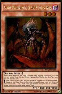 Scarm, Malebranche of the Burning Abyss (PGL3-EN043) [Premium Gold: Infinite Gold]
