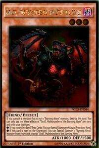 Graff, Malebranche of the Burning Abyss (PGL3-EN044) [Premium Gold: Infinite Gold]