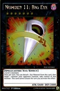 Number 11: Big Eye (PGL3-EN063) [Premium Gold: Infinite Gold]