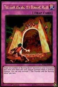 The Traveler and the Burning Abyss (PGL3-EN097) [Premium Gold: Infinite Gold]